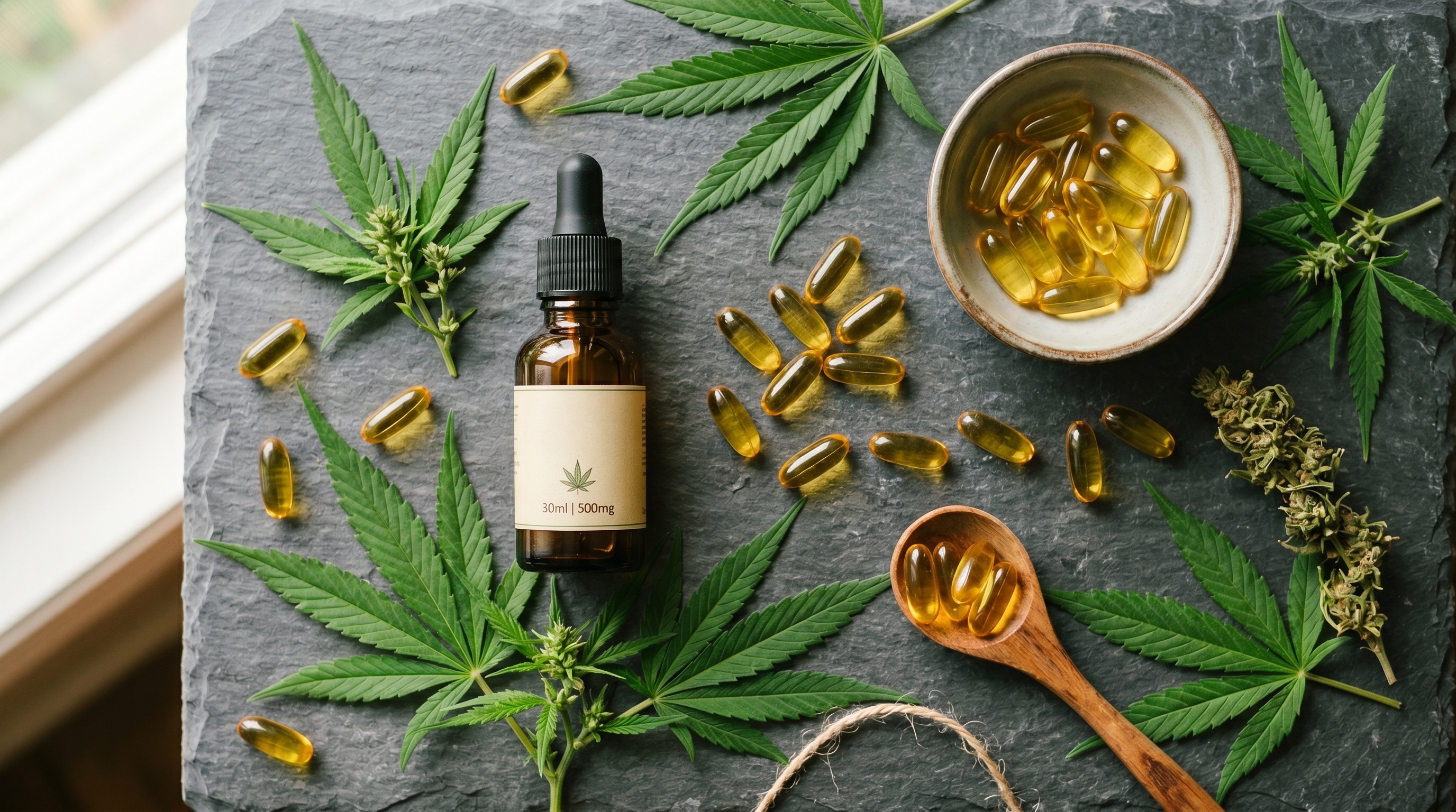 CBD kapsler vs dråber